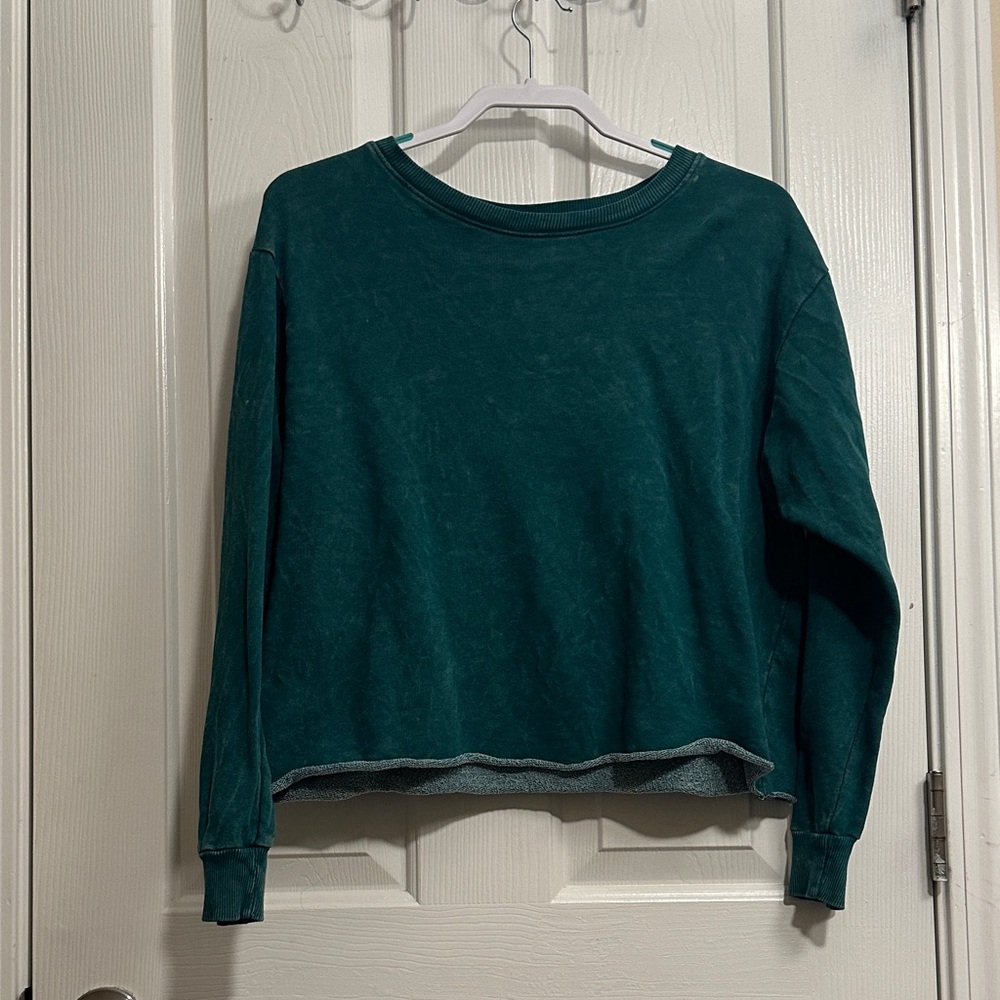 Elegant Teal Women's Sweatshirt